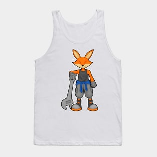 Fox as Mechanic with Spanner Tank Top